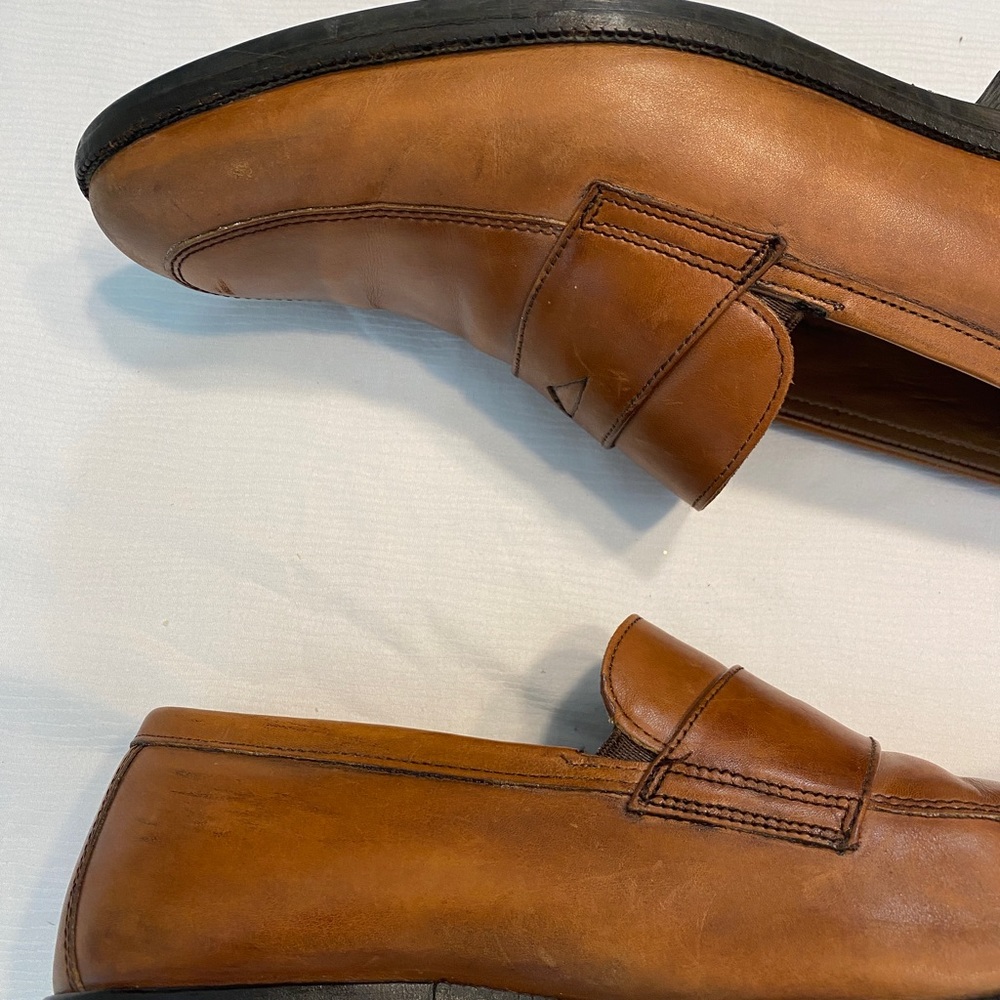 Johnston & Murphy Sheepskin Penny Loafers - Picture 10 of 16
